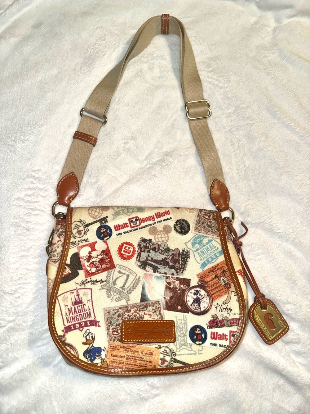 Dooney & Bourke Disney World 40th Anniversary Crossbody Flap Bag GRAIL PLACEMENT